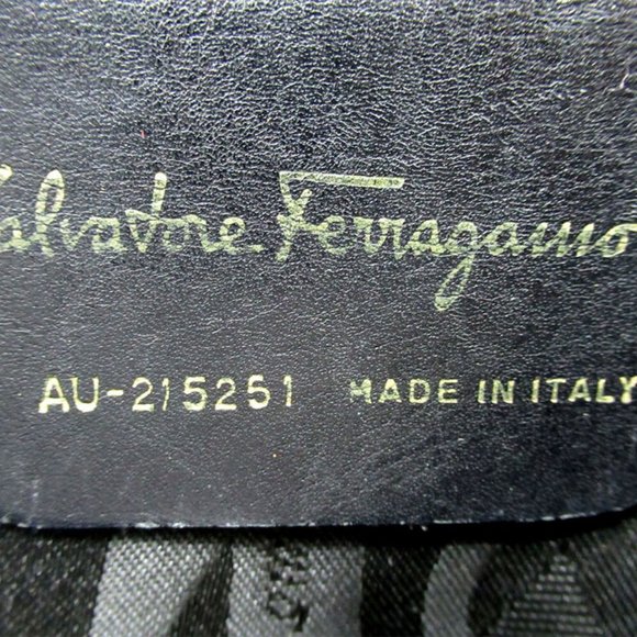 Salvatore Ferragamo Handbag Vala Hardware Nylon Used Auth T10278 - Picture 7 of 8